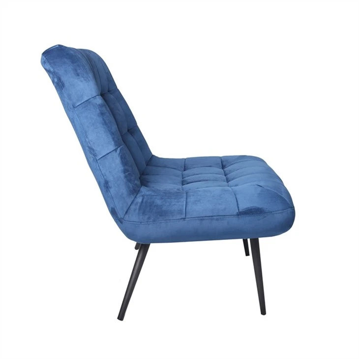 Comfortable Velvet Cover Leisure Chair